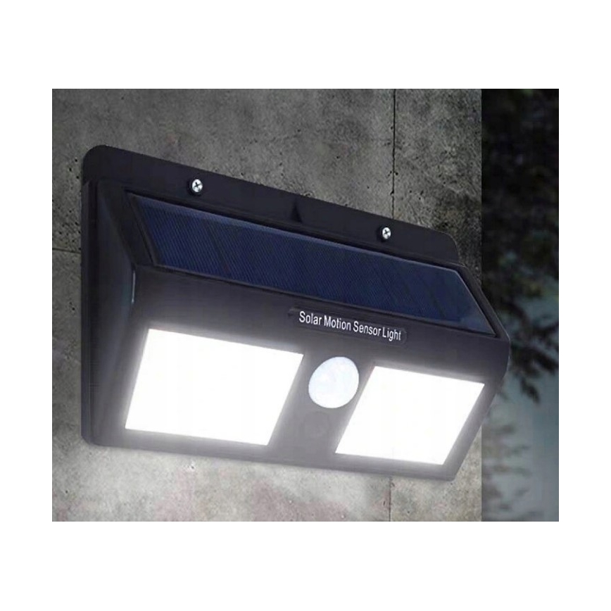 Iluminação solar de parede LED com sensor LED/1,2W/3,7V IP54