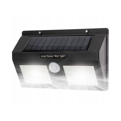 Iluminação solar de parede LED com sensor LED/1,2W/3,7V IP54