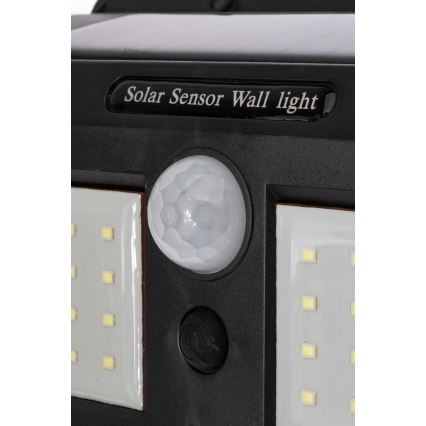 Iluminação solar de parede LED com sensor LED/1,2W/3,7V IP54
