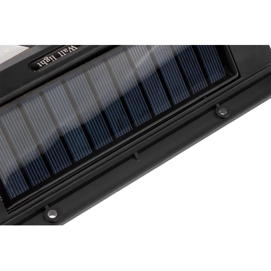 Iluminação solar de parede LED com sensor LED/1,2W/3,7V IP54