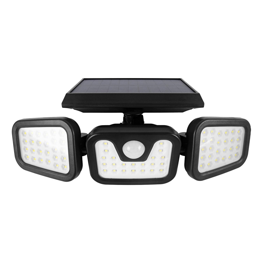 Iluminação solar de parede LED com sensor LED/1,5W/3,7V 6000K IP44
