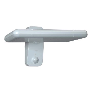 Iluminação solar de parede LED com sensor LED/15W/3,2V 4000K/6000K IP65 branco