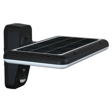 Iluminação solar de parede LED com sensor LED/15W/3,2V 4000K/6000K IP65 preto