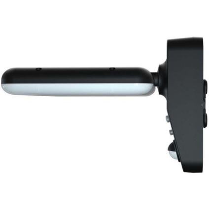 Iluminação solar de parede LED com sensor LED/15W/3,2V 4000K/6000K IP65 preto
