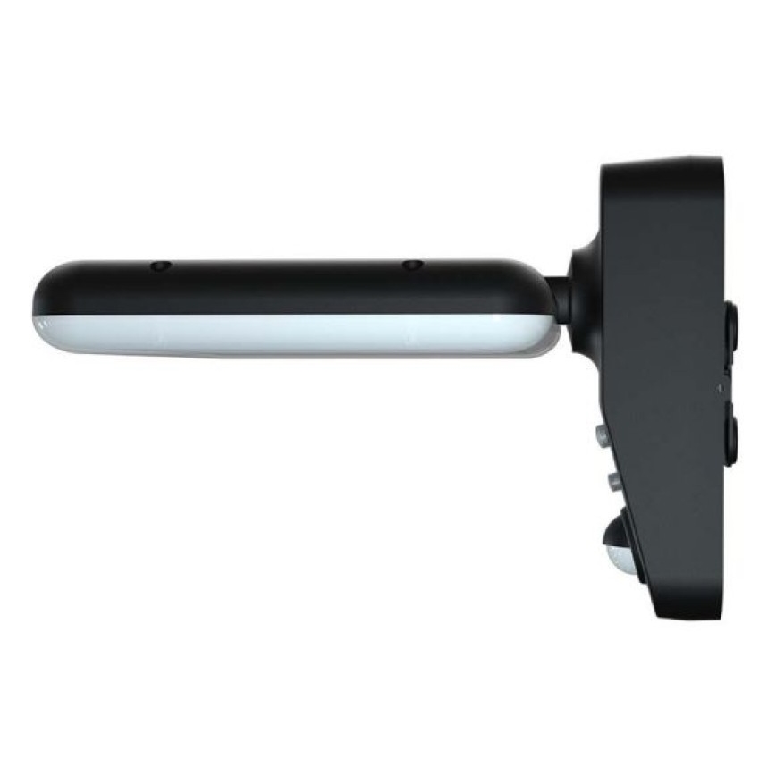 Iluminação solar de parede LED com sensor LED/15W/3,2V 4000K/6000K IP65 preto