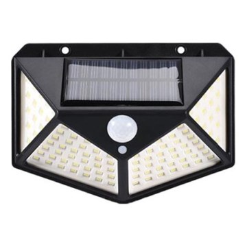 Iluminação solar de parede LED com sensor LED/1W/3,7V 6500K IP44
