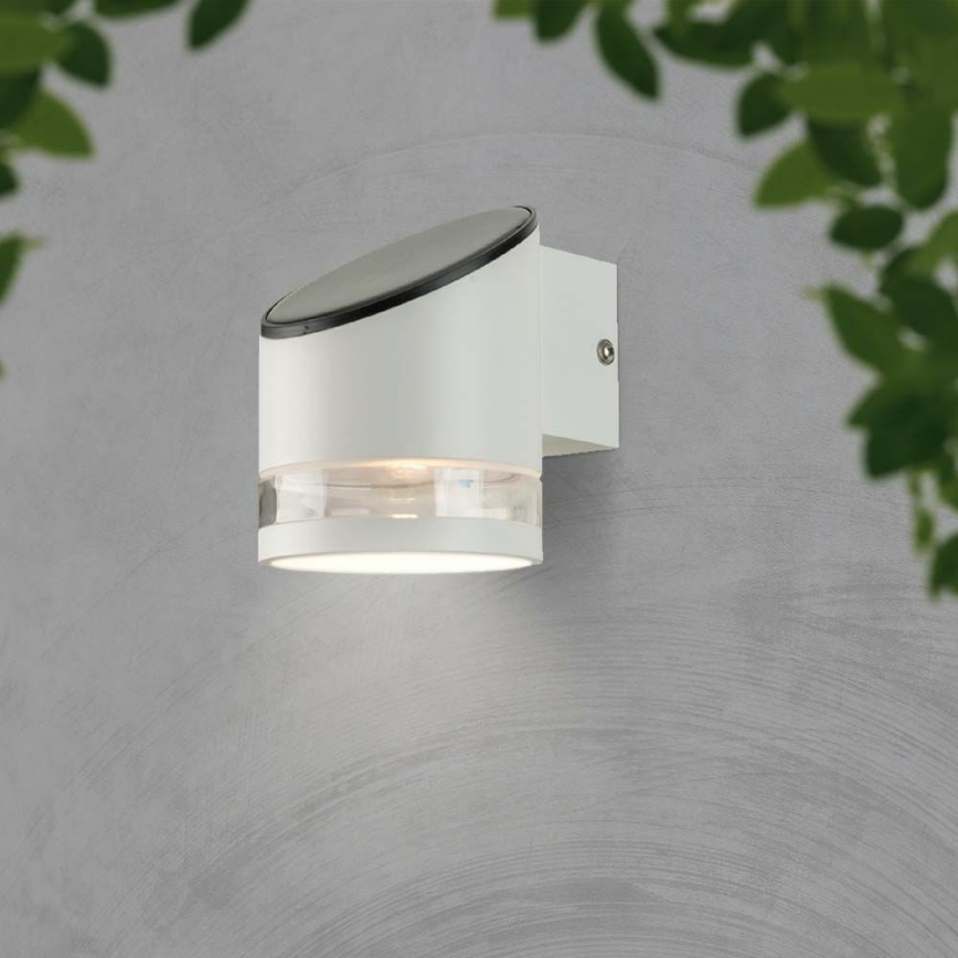 Iluminação solar de parede LED com sensor LED/1W/3,7V IP54 3000K 1200 mAh branco