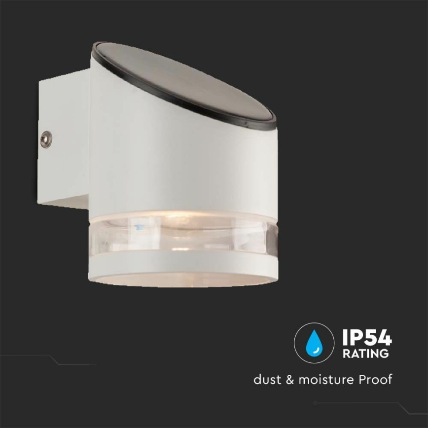 Iluminação solar de parede LED com sensor LED/1W/3,7V IP54 3000K 1200 mAh branco