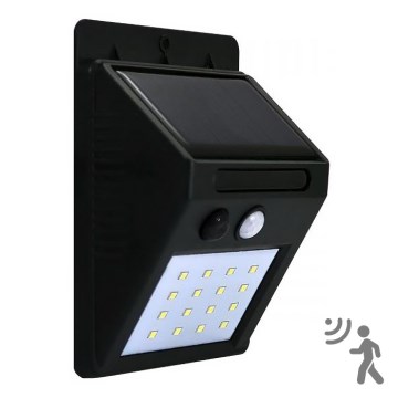 Iluminação solar de parede LED com sensor LED/2,2W IP44