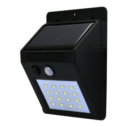 Iluminação solar de parede LED com sensor LED/2,2W IP44