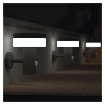 Iluminação solar de parede LED com sensor LED/2W/3,7V 1200 mAh IP44