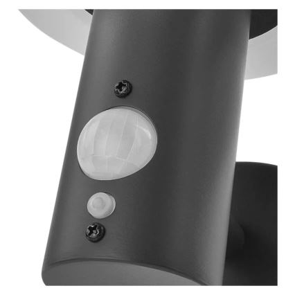 Iluminação solar de parede LED com sensor LED/2W/3,7V 1200 mAh IP44