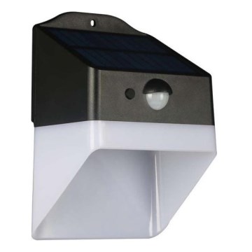 Iluminação solar de parede LED com sensor LED/2W/3,7V 4000K IP65