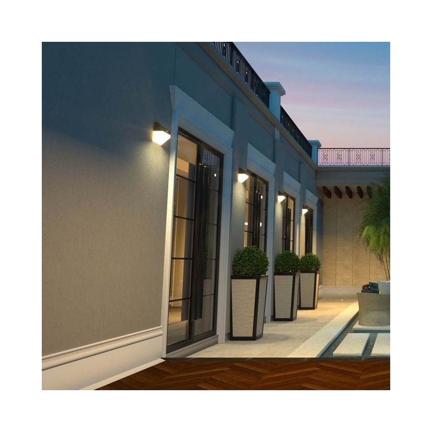 Iluminação solar de parede LED com sensor LED/2W/3,7V 4000K IP65