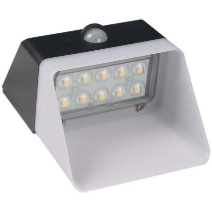 Iluminação solar de parede LED com sensor LED/2W/3,7V 4000K IP65