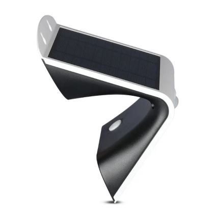 Iluminação solar de parede LED com sensor LED/3W/3,7V 3000/4000K IP65 2000 mAh branco