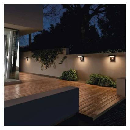 Iluminação solar de parede LED com sensor LED/4,4W/3,7V 2200 mAh IP44