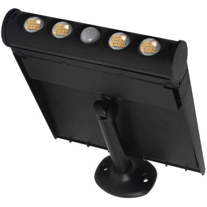 Iluminação solar de parede LED com sensor LED/8W/3,7V IP65 3000K