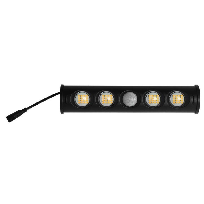 Iluminação solar de parede LED com sensor LED/8W/3,7V IP65 3000K