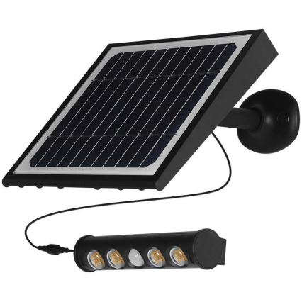 Iluminação solar de parede LED com sensor LED/8W/3,7V IP65 3000K