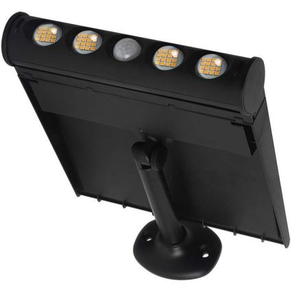 Iluminação solar de parede LED com sensor LED/8W/3,7V IP65 4000K
