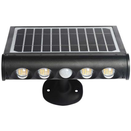 Iluminação solar de parede LED com sensor LED/8W/3,7V IP65 4000K