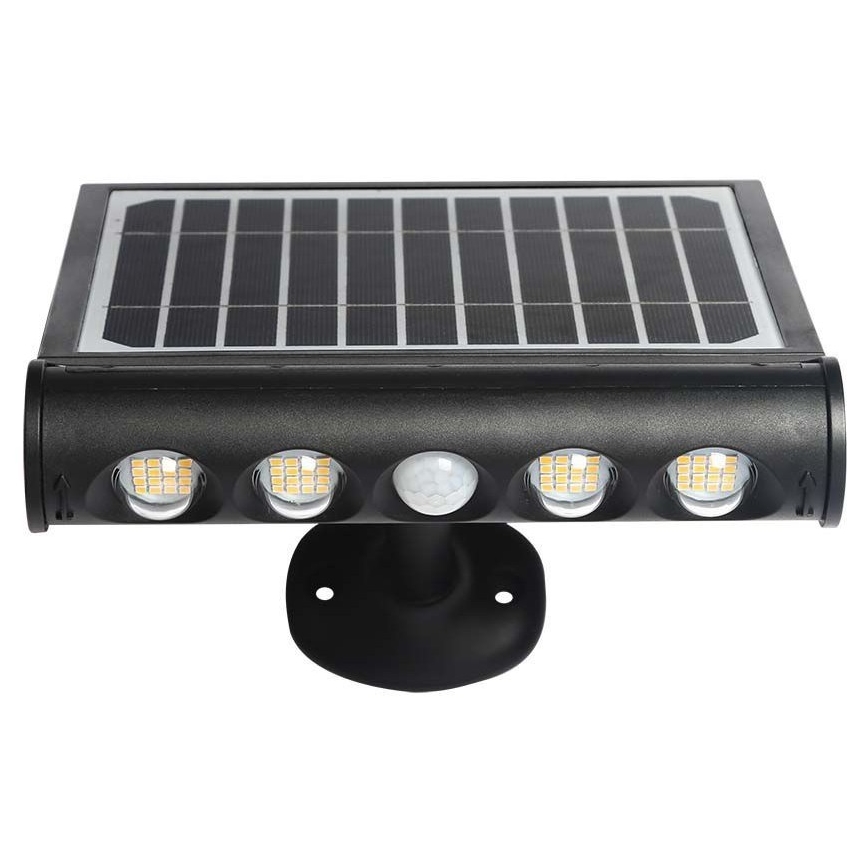 Iluminação solar de parede LED com sensor LED/8W/3,7V IP65 4000K
