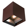 Iluminação solar de parede LED com sensor LED/9W/3,7V 3000/4000/5000K 2600 mAh IP65 castanho