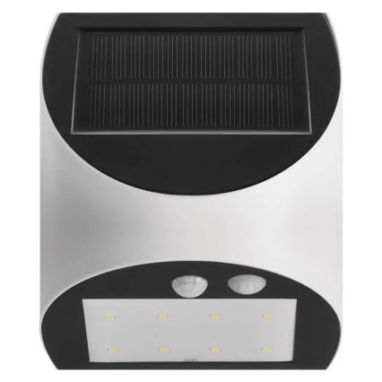 Iluminação solar de parede LED com sensor LUMI LED/3,7W IP54 branco