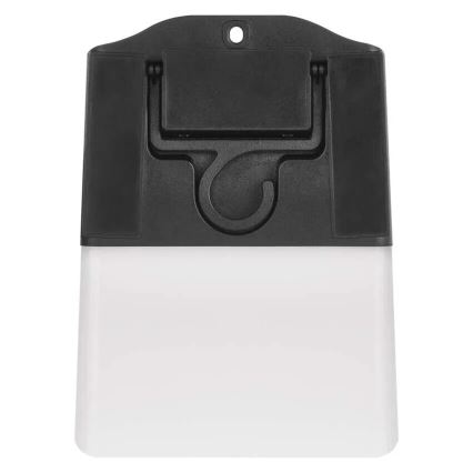 Iluminação solar de parede LED com sensor LUMI LED/3,7W IP65 preto