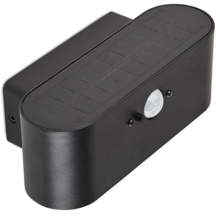 Iluminação solar de parede LED com sensor SOLARIS2 LED/2,5W/3,7V 4000K IP44