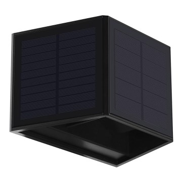 Iluminação solar de parede LED WINGS LED/2W/3,2V 3000K IP54 preto
