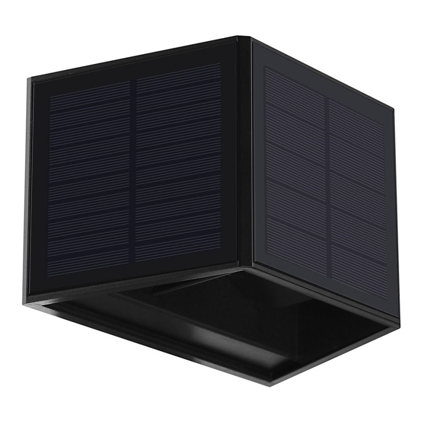 Iluminação solar de parede LED WINGS LED/2W/3,2V 3000K IP54 preto