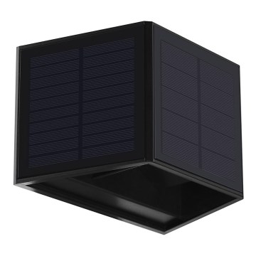 Iluminação solar de parede LED WINGS LED/2W/3,2V 6000K IP54 preto