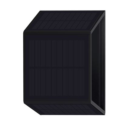 Iluminação solar de parede LED WINGS LED/2W/3,2V 6000K IP54 preto