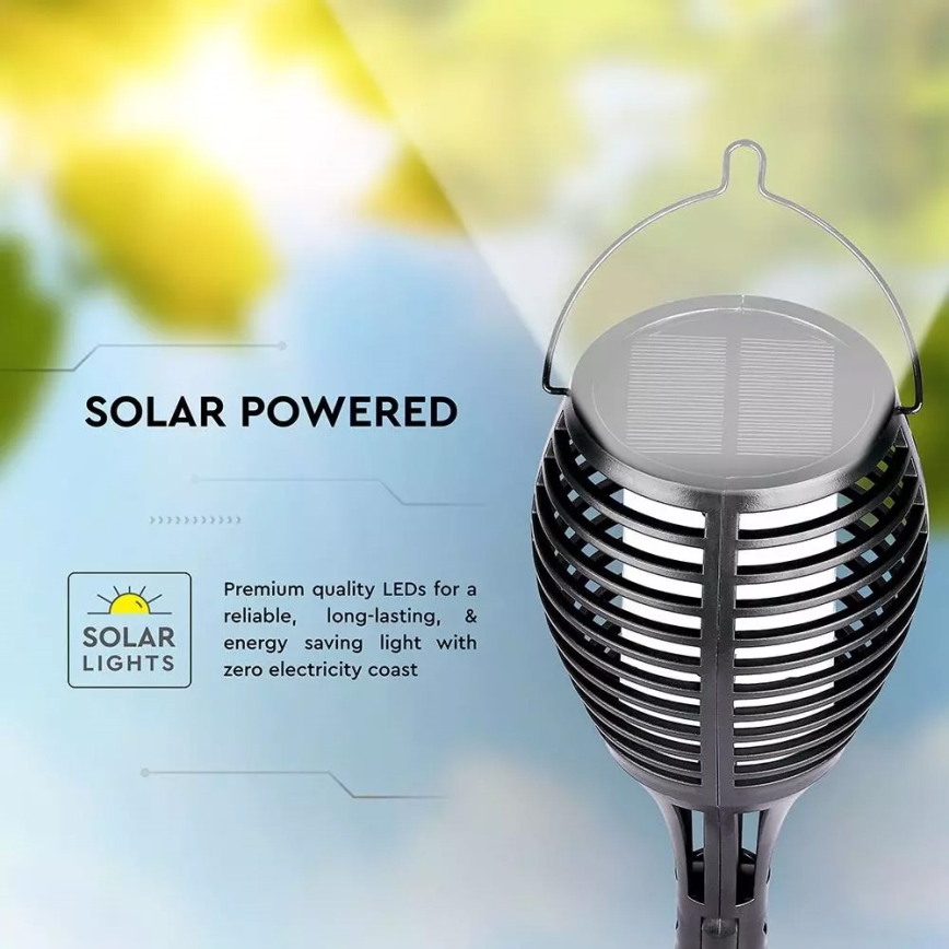 Iluminação solar LED 4 em 1 1xLED/0,45W/3,7V IP44