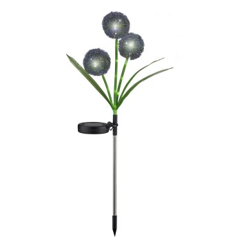 Iluminação solar LED ALLIUM LED/1,2V 6500K 600 mAh IP44 preto