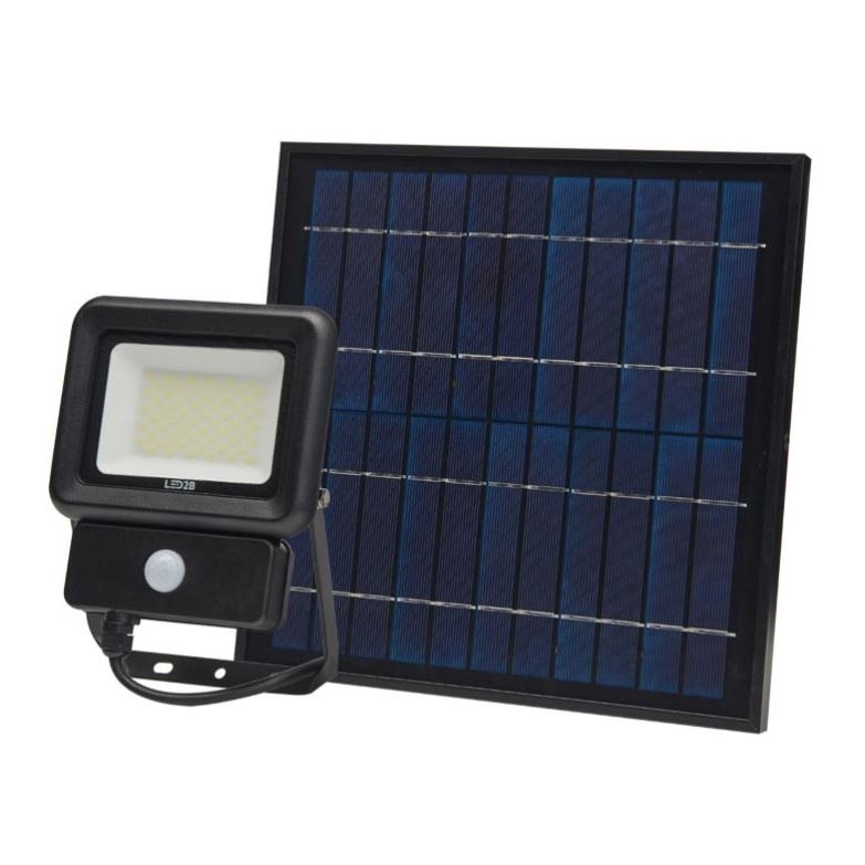 Iluminação solar LED com sensor LED/30W/3,7V 6500K IP65