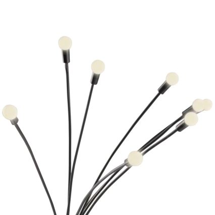 Iluminação solar LED FIORINI 8xLED/1,2V 600mAh IP44 preto