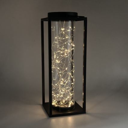 Iluminação solar LED GLAMOUR LED/1,2V 600 mAh IP44 preto