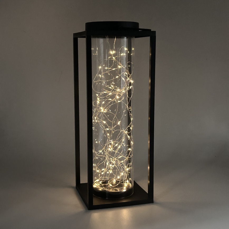 Iluminação solar LED GLAMOUR LED/1,2V 600 mAh IP44 preto
