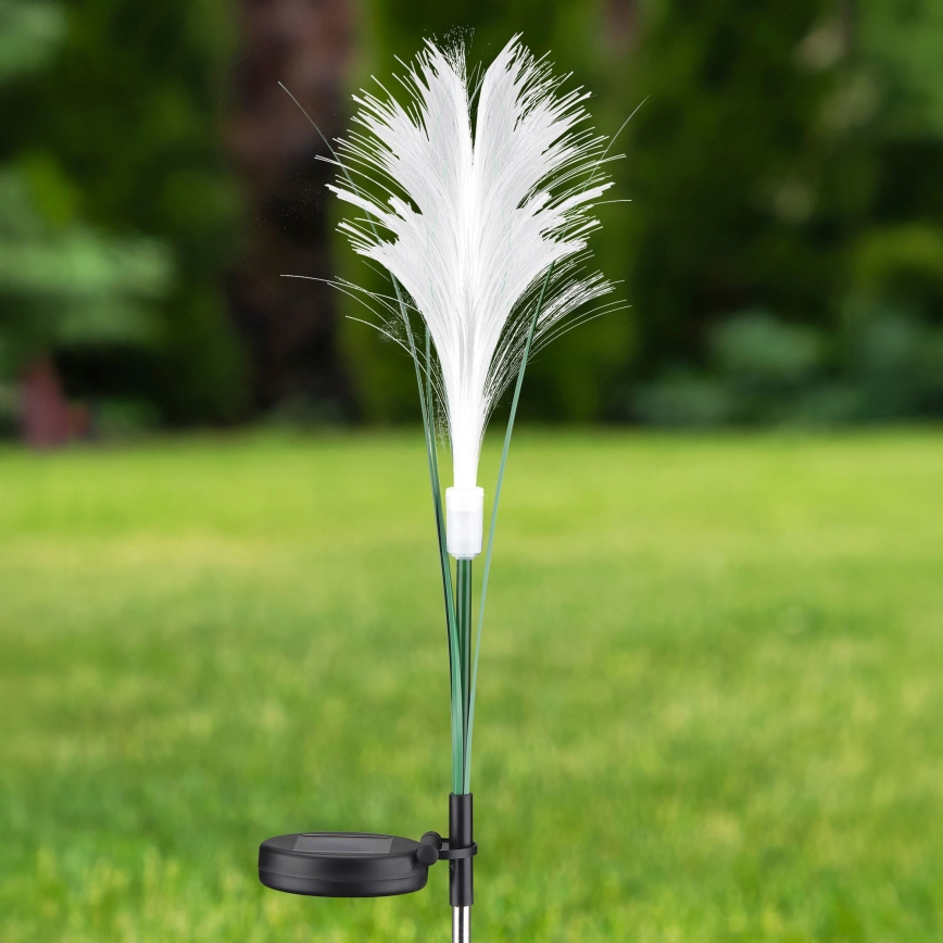Iluminação solar LED GRASS LED/1,2V 3000K 600 mAh IP44 preto