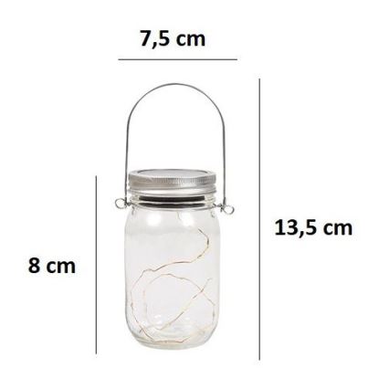 Iluminação solar LED JAR LED/1,2V 600 mAh IP44