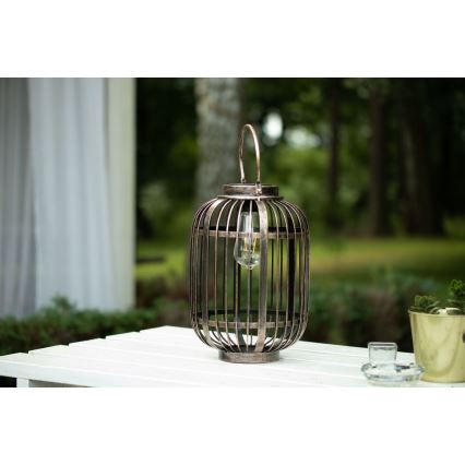 Iluminação solar LED LORETA 1xE27/1,2V IP44