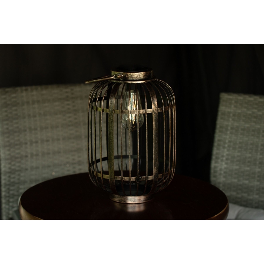 Iluminação solar LED LORETA 1xE27/1,2V IP44