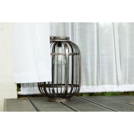 Iluminação solar LED LORETA 1xE27/1,2V IP44