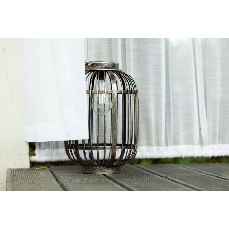 Iluminação solar LED LORETA 1xE27/1,2V IP44