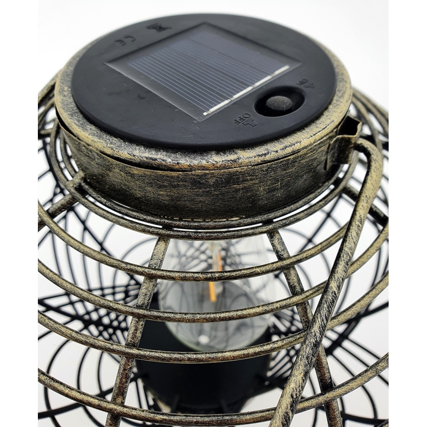 Iluminação solar LED LUISA 1xE27/1,2V IP44