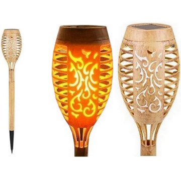 Iluminação solar LED MINISPARK BAMBOO LED/1,8W/5,5V IP44 bege