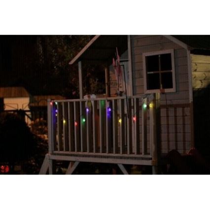 Iluminação solar LED RGB 20xLED/1,2V 300 mAh IP44